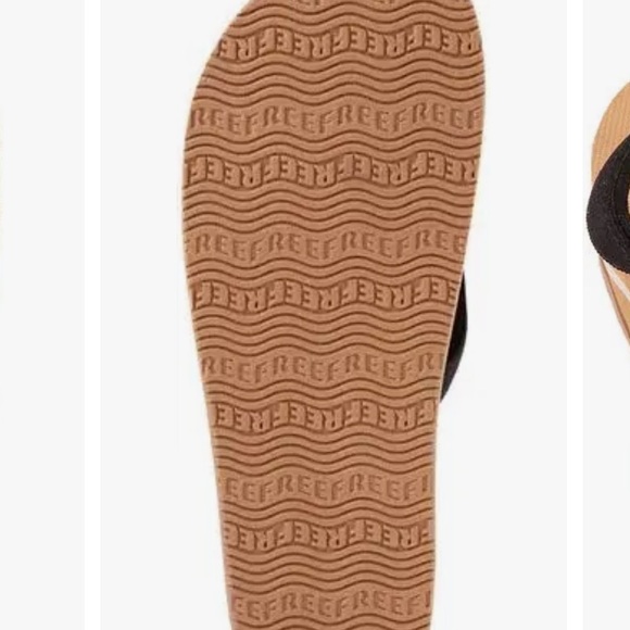 Reef Solana Sandal, New With Tag- Black / Tan (Woman) - Picture 5 of 9